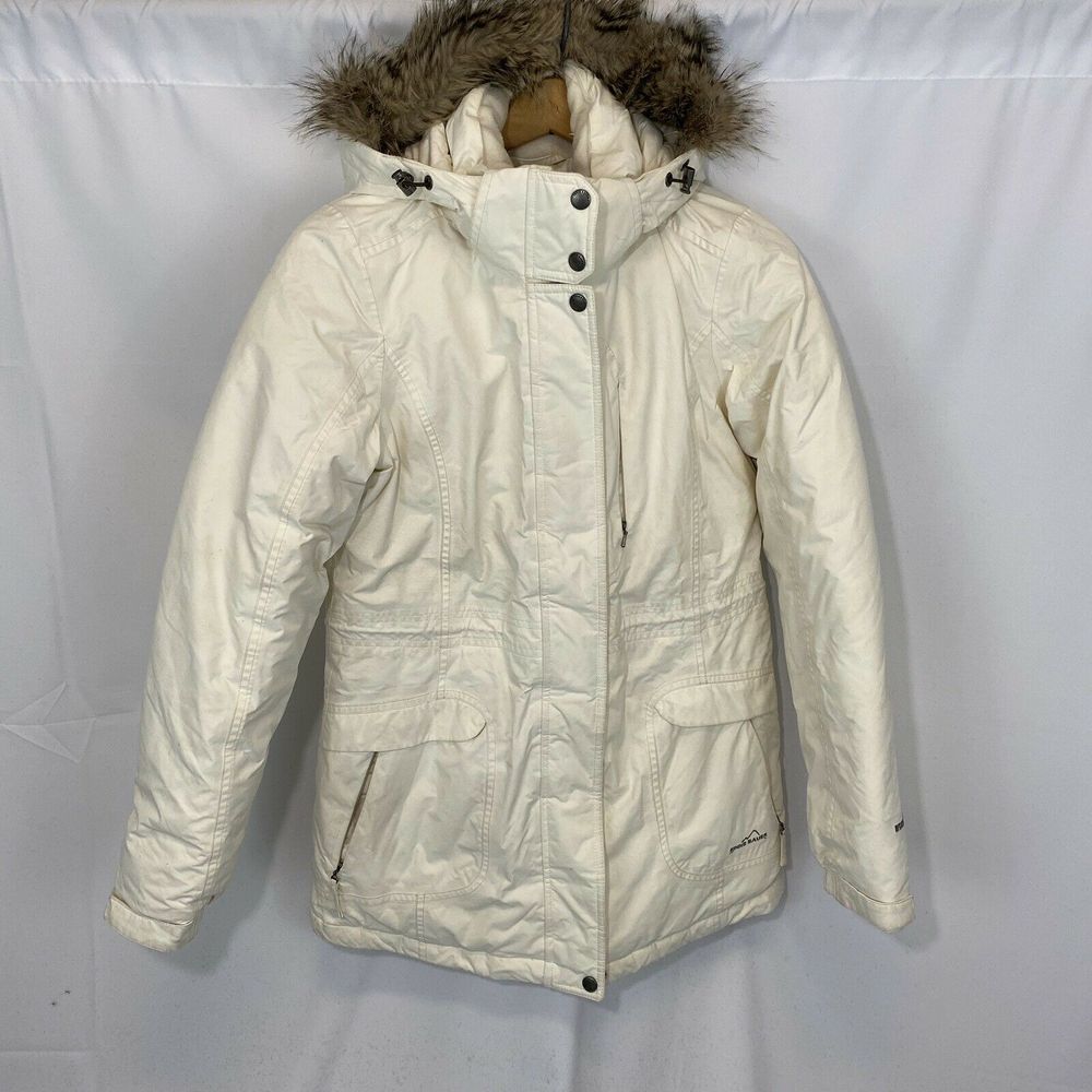 Eddie Bauer Weatheredge Goose Down Coat Fur